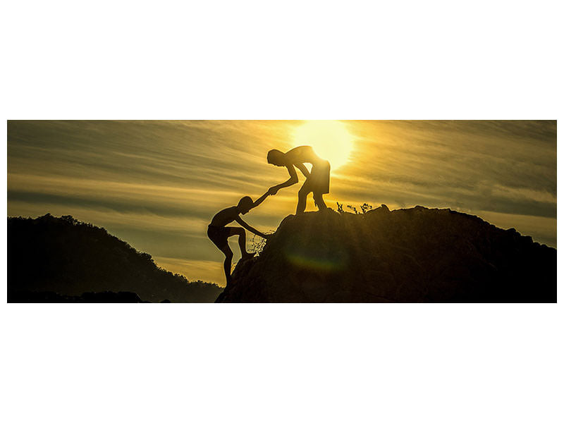 panoramic-canvas-print-climbing-in-the-mountains