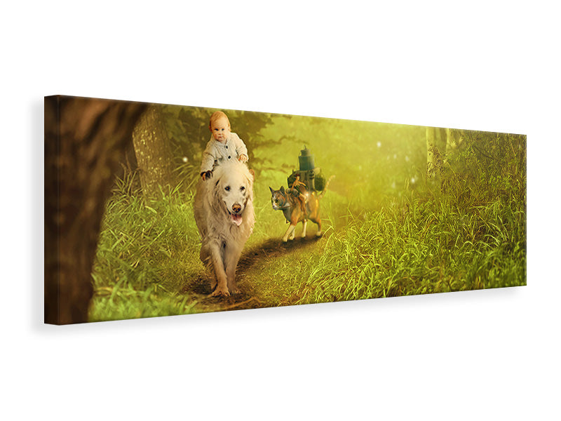 panoramic-canvas-print-forest-excursion