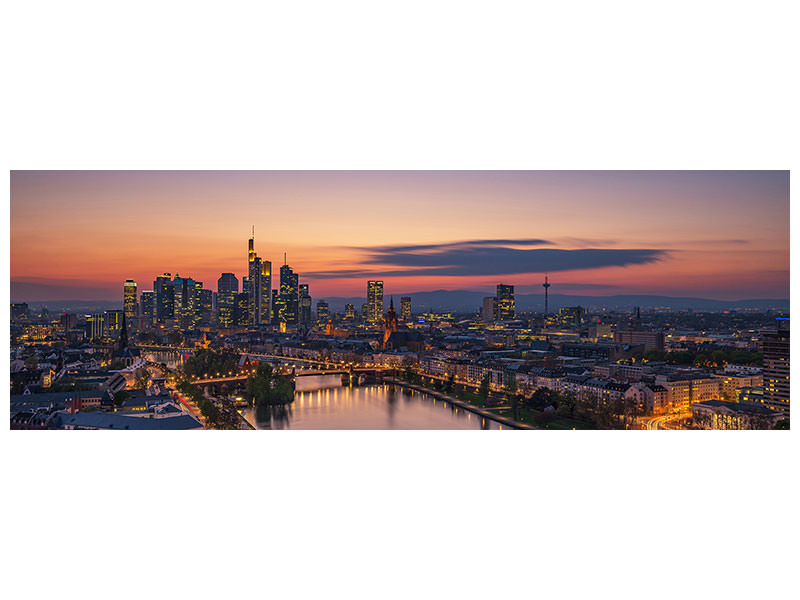 panoramic-canvas-print-frankfurt-skyline-at-sunset