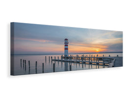 panoramic-canvas-print-lighthouse-in-the-sunset