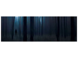 panoramic-canvas-print-man-in-the-forest