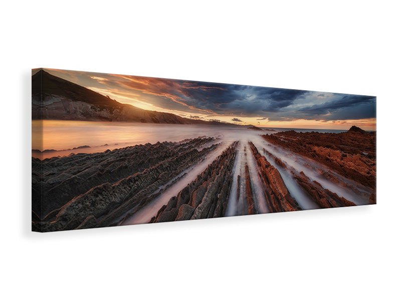 panoramic-canvas-print-zumaia-flysch-vi