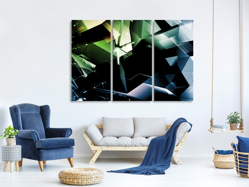 3-piece-canvas-print-3d-polygon