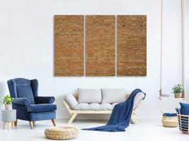 3-piece-canvas-print-brick-background