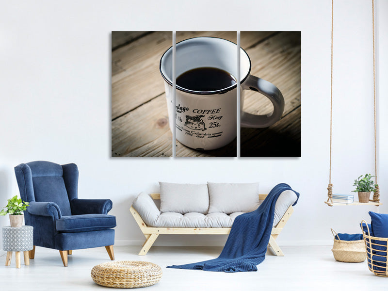 3-piece-canvas-print-coffee-king