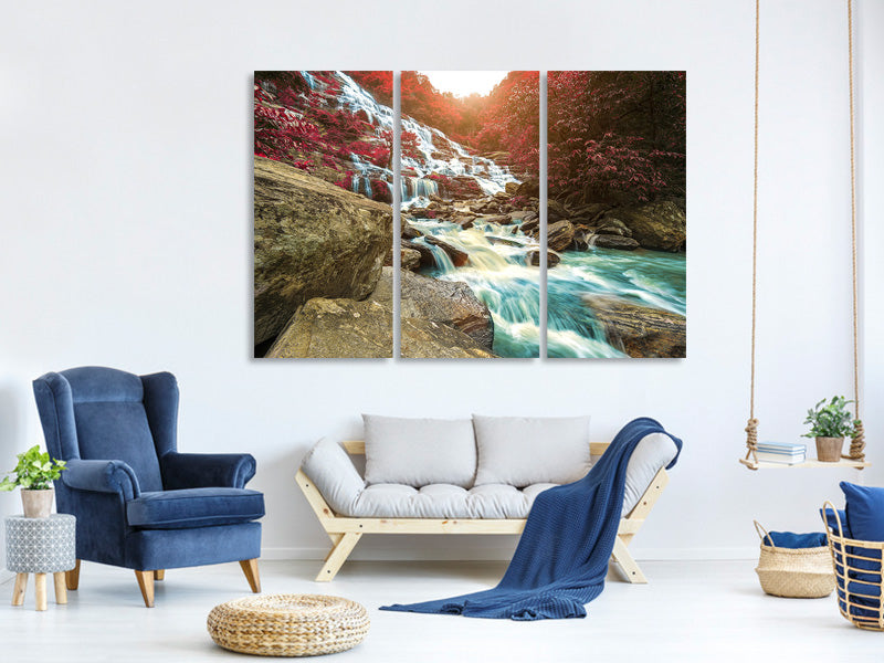 3-piece-canvas-print-exotic-waterfall