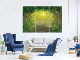 3-piece-canvas-print-fairy-tales-forest