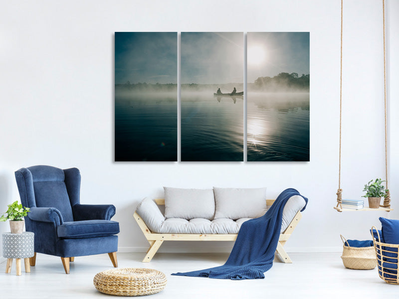 3-piece-canvas-print-fisherman-in-the-sunrise