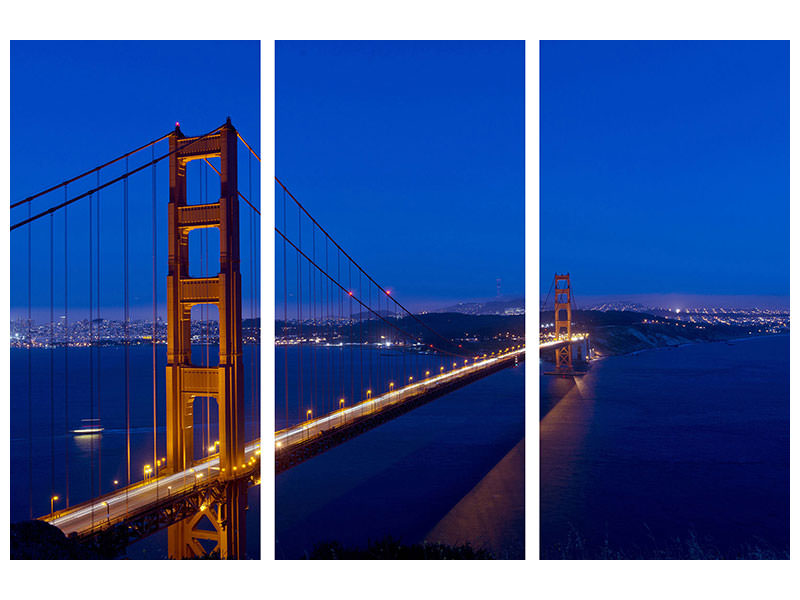 3-piece-canvas-print-golden-gate-at-night