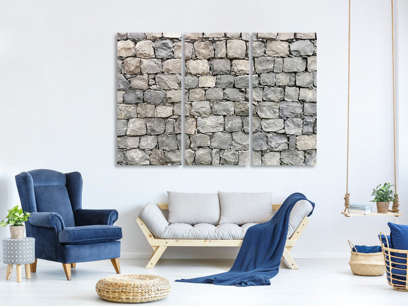 3-piece-canvas-print-gray-stone-wall