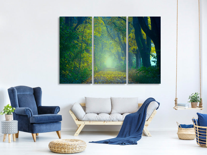 3-piece-canvas-print-green-forest