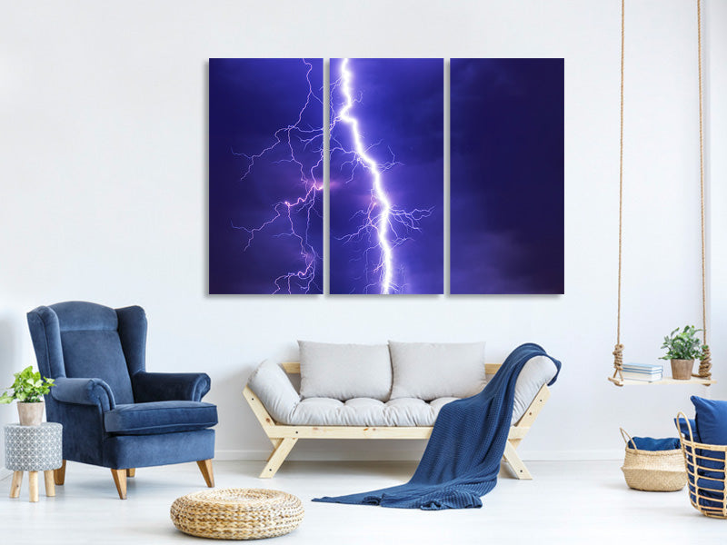 3-piece-canvas-print-imposing-lightning