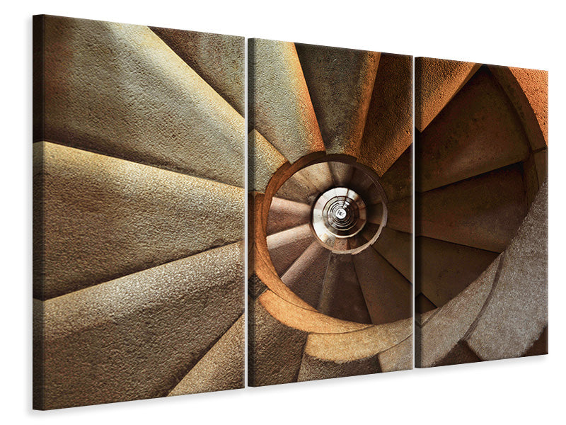 3-piece-canvas-print-imposing-staircase