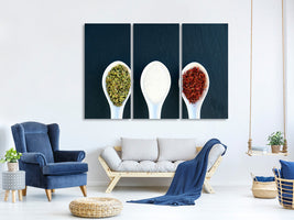 3-piece-canvas-print-italian-spices-in-the-spoon