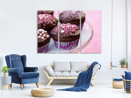 3-piece-canvas-print-muffins