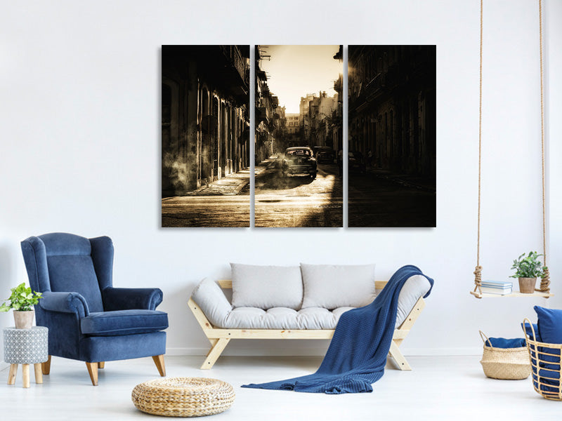 3-piece-canvas-print-mystic-morning-in-havana