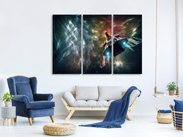 3-piece-canvas-print-on-the-way-with-the-spaceship