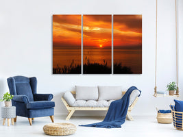 3-piece-canvas-print-peaceful-evening-mood-by-the-sea