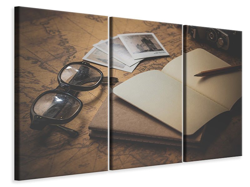 3-piece-canvas-print-retro-travel-plan