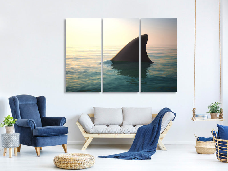 3-piece-canvas-print-shark-fin