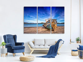 3-piece-canvas-print-stranded-boat