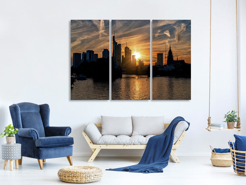 3-piece-canvas-print-sunset-on-the-skyline