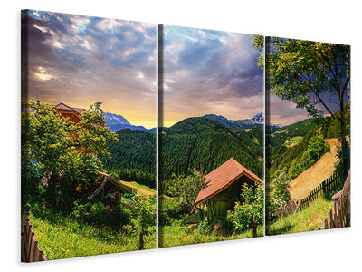 3-piece-canvas-print-swiss-mountains-in-summer