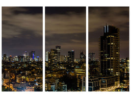 3-piece-canvas-print-tel-aviv-in-the-evening