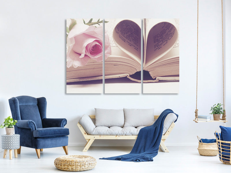 3-piece-canvas-print-the-book-of-love