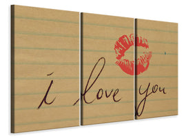 3-piece-canvas-print-the-kiss-mouth