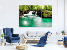 3-piece-canvas-print-the-river-at-waterfall