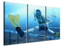 3-piece-canvas-print-underwater-hurdling