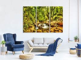 3-piece-canvas-print-waterfall-in-the-forest