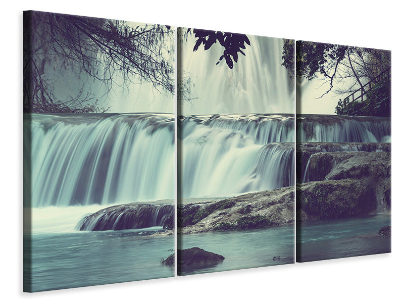 3-piece-canvas-print-waterfall-mexico