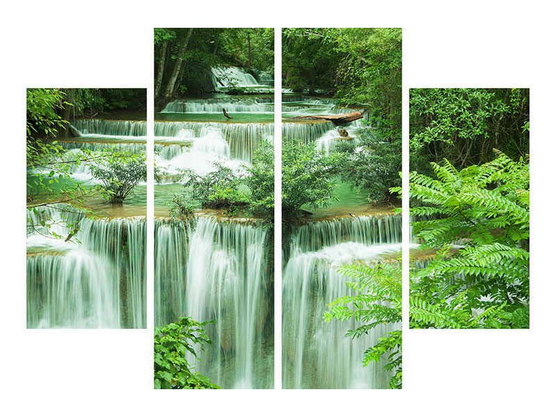 4-piece-canvas-print-7-levels-in-thailand