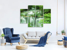 4-piece-canvas-print-7-levels-in-thailand