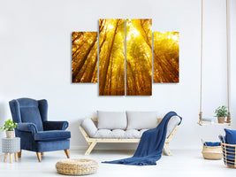 4-piece-canvas-print-autumn-forest