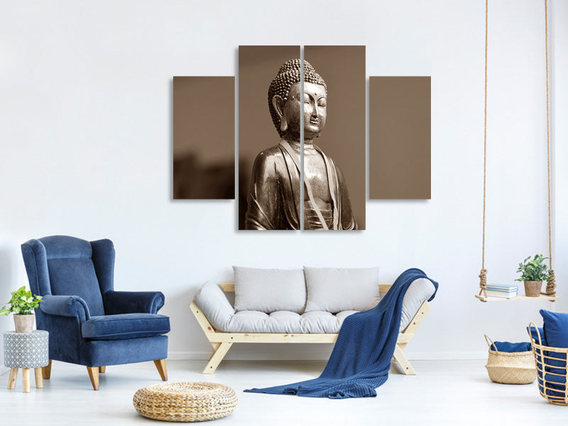 4-piece-canvas-print-buddha-in-meditation-xl