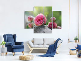 4-piece-canvas-print-bush-roses