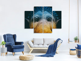 4-piece-canvas-print-close-up-ganesha