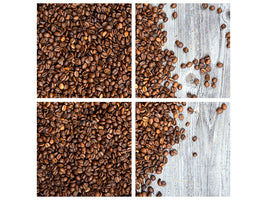 4-piece-canvas-print-coffee-beans