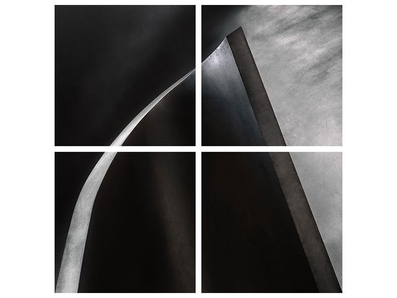 4-piece-canvas-print-curved-steel