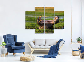 4-piece-canvas-print-dare-to-yawn