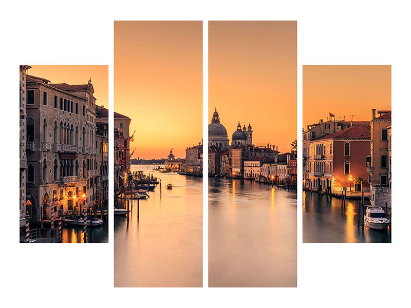 4-piece-canvas-print-dawn-on-venice