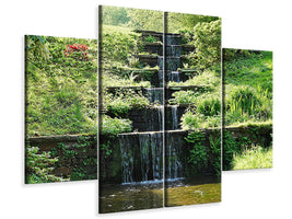 4-piece-canvas-print-design-waterfall