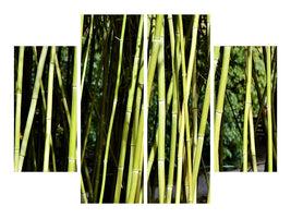 4-piece-canvas-print-fresh-bamboo