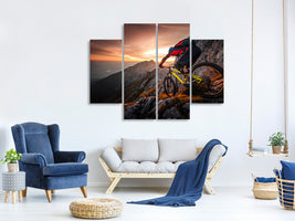 4-piece-canvas-print-golden-hour-high-alpine-ride