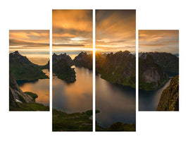 4-piece-canvas-print-helvete-midnight-sun