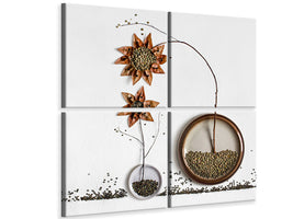 4-piece-canvas-print-herbarium