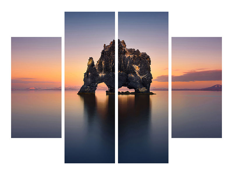 4-piece-canvas-print-hvitserkur-the-stone-rhino